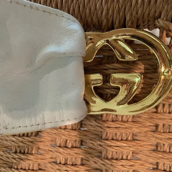 Gucci Gold GG interlocking stamped Gucci with number and  display picture 2